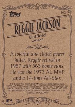 2002 Topps 206 #162 Reggie Jackson Back