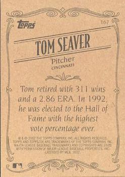 2002 Topps 206 #167 Tom Seaver Back