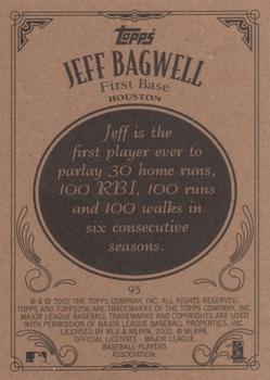 2002 Topps 206 #95 Jeff Bagwell Back