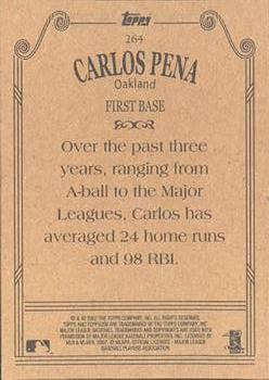 2002 Topps 206 #264 Carlos Pena Back