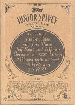 2002 Topps 206 #342 Junior Spivey Back