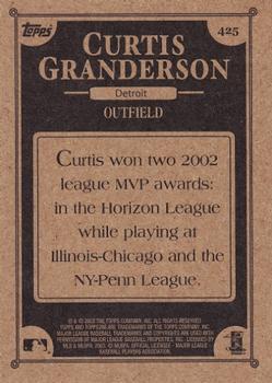 2002 Topps 206 #425 Curtis Granderson Back