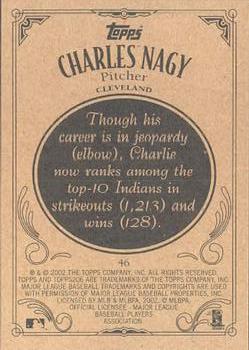 2002 Topps 206 #46 Charles Nagy Back