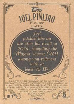 2002 Topps 206 #86 Joel Pineiro Back