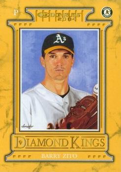 2004 Donruss - Diamond Kings #DK-13 Barry Zito Front
