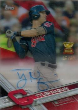 2017 Topps Clearly Authentic - Red #CAAU-TN Tyler Naquin Front