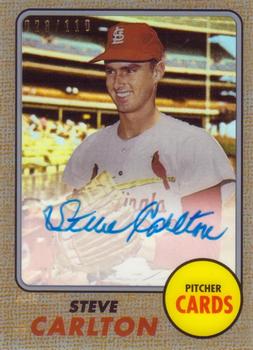 2017 Topps Clearly Authentic - Clearly Authentic Reprint Autographs #CARAU-SC Steve Carlton Front