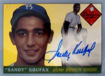 2017 Topps Clearly Authentic - Clearly Authentic Reprint Autographs #CARAU-SK Sandy Koufax Front