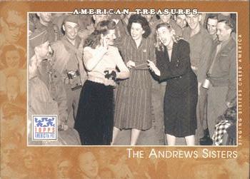 2002 Topps American Pie Spirit of America #124 The Andrews Sisters Front
