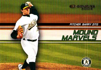 2004 Donruss - Mound Marvels #MM10 Barry Zito Front