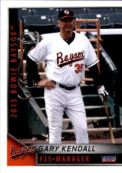 2015 Choice Bowie Baysox #32 Gary Kendall Front