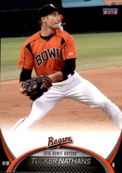 2016 Choice Bowie Baysox #20 Tucker Nathans Front