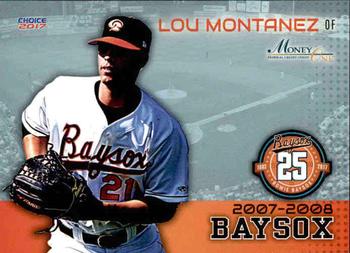 2017 Choice Bowie Baysox 25th Anniversary Team #15 Lou Montanez Front