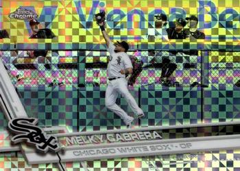 2017 Topps Chrome - X-Fractor #166 Melky Cabrera Front