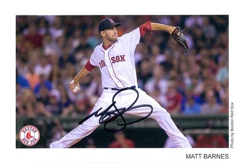 2017 Boston Red Sox Photocards #NNO Matt Barnes Front