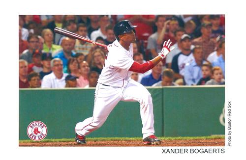 2017 Boston Red Sox Photocards #NNO Xander Bogaerts Front