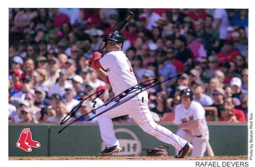 2017 Boston Red Sox Photocards #NNO Rafael Devers Front
