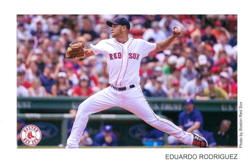 2017 Boston Red Sox Photocards #NNO Eduardo Rodriguez Front