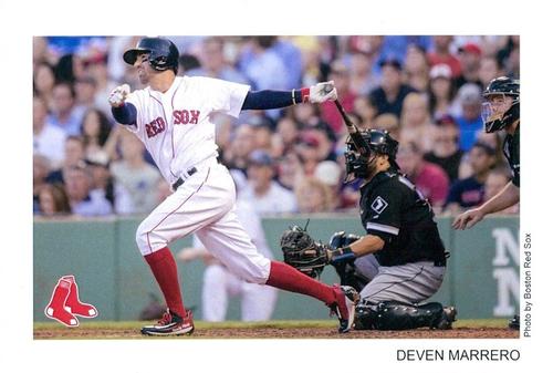2017 Boston Red Sox Photocards #NNO Deven Marrero Front