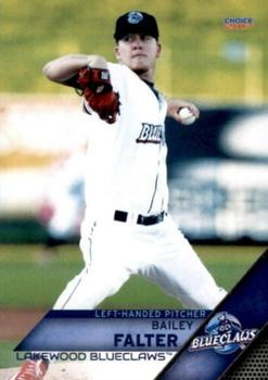 2017 Choice Lakewood BlueClaws #10 Bailey Falter Front