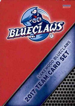 2017 Choice Lakewood BlueClaws #35 Checklist Front