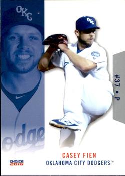2016 Choice Oklahoma City Dodgers #13 Casey Fien Front