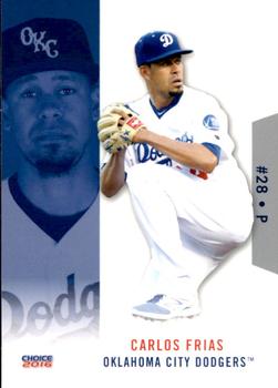 2016 Choice Oklahoma City Dodgers #14 Carlos Frias Front