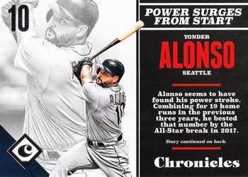 2017 Panini Chronicles #3 Yonder Alonso Front