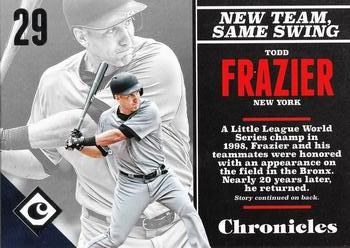 2017 Panini Chronicles #58 Todd Frazier Front