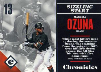 2017 Panini Chronicles #90 Marcell Ozuna Front