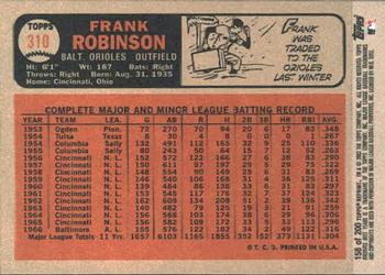 2002 Topps Archives #158 Frank Robinson Back