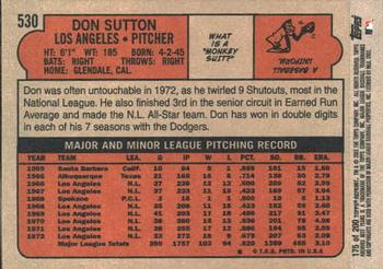 2002 Topps Archives #175 Don Sutton Back