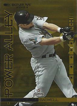 2004 Donruss - Power Alley Yellow #PA18 Jeff Bagwell Front