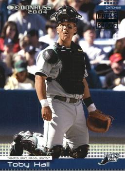 2004 Donruss - Press Proofs Black #194 Toby Hall Front