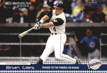 2004 Donruss - Press Proofs Blue #332 Brian Giles Front