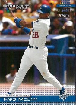 2004 Donruss - Press Proofs Gold #289 Fred McGriff Front