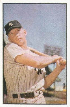 1989 Bowman - Reprint Sweepstakes (Tiffany) #NNO Mickey Mantle Front