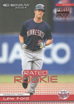 2004 Donruss - Press Proofs Red #68 Lew Ford Front
