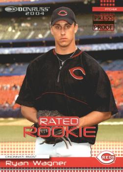 2004 Donruss - Press Proofs Red #70 Ryan Wagner Front