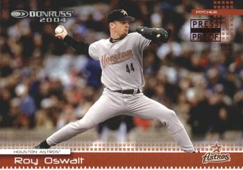 2004 Donruss - Press Proofs Red #282 Roy Oswalt Front