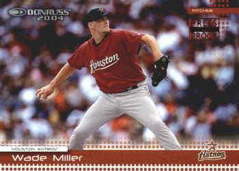 2004 Donruss - Press Proofs Red #283 Wade Miller Front