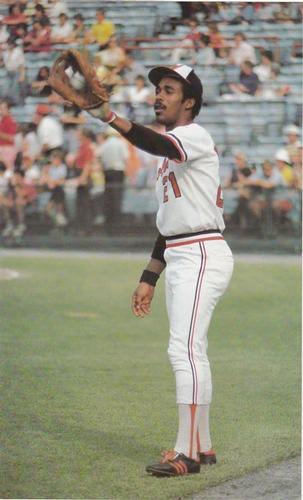 1977 Baltimore Orioles Photo Album #NNO Elliott Maddox Front