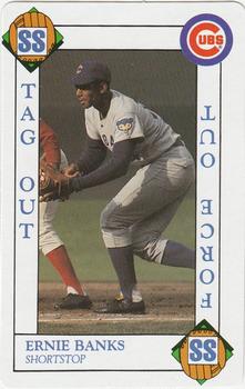 1990 MVP Baseball All-Star Card Game #NNO Ernie Banks Front