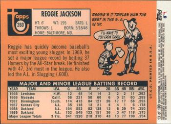 2002 Topps Archives Reserve #13 Reggie Jackson Back