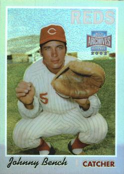 2002 Topps Archives Reserve #80 Johnny Bench Front