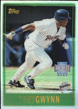 2002 Topps Archives Reserve #81 Tony Gwynn Front