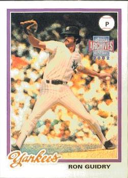 2002 Topps Archives Reserve #93 Ron Guidry Front