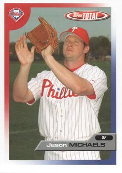 2005 Topps Total Philadelphia Phillies Alumni Night SGA #1 Jason Michaels Front