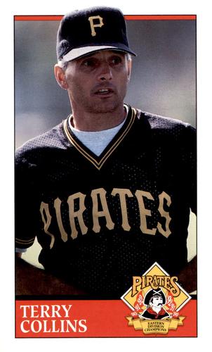 1993 Quintex Pittsburgh Pirates SGA #NNO Terry Collins Front