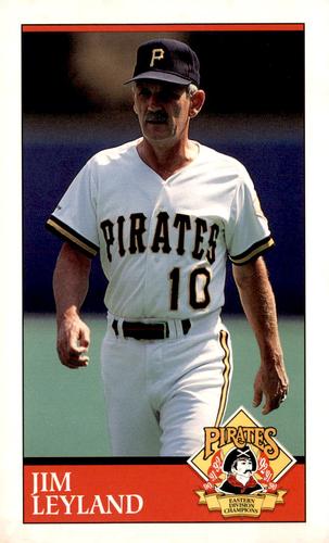 1993 Quintex Pittsburgh Pirates SGA #NNO Jim Leyland Front